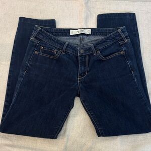 Abercrombie & Fitch Women's Dark Indigo Skinny Jeans
